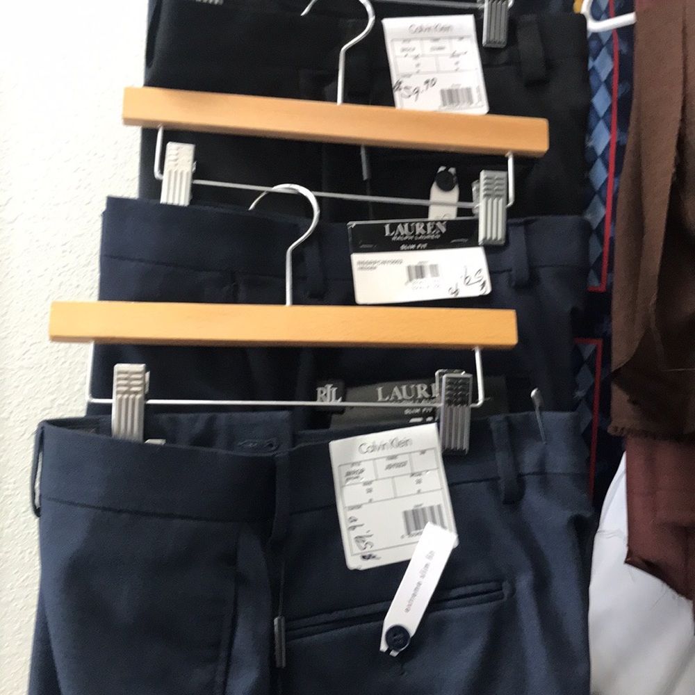 Pants from $30 and up,, black vest $15.00 - Picture 1 of 1